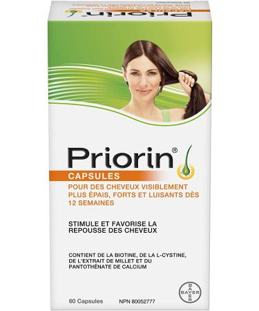 Priorin Hair Growth Capsules - 60 Count for Stronger  Thicker Hair - Buy Online on GoSupps.com