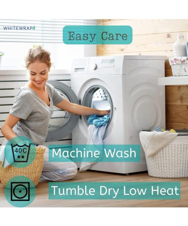 WHITEWRAP Muslin Washcloths 12x12 10-Pack - 100% Organic Cotton Soft Baby Towel Set - Buy Online on GoSupps.com