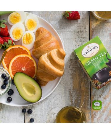 Twinings All Natural Green Tea Bags - 50 Count - Certified Kosher - Premium Quality - Buy Online on GoSupps.com