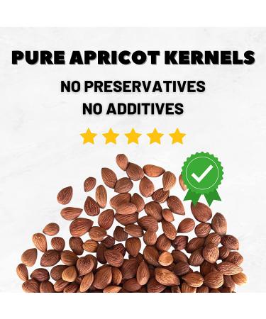 USDA Organic Bitter Apricot Kernels 1 lb (16 oz) - Natural, Vegan, Non-GMO, Gluten Free - Buy Online on GoSupps.com