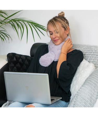 Washable Heating Pad Microwavable Flaxseed Lavender with Ultra Soft Removable Cover - Neck and Back Pain Relief - Aromatherapy Heat Packs - Hot/Cold Therapy - Portable Comfort Item - Buy Online on GoSupps.com