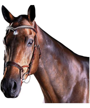 Collegiate ComFiTec Patent Snaffle Bridle - Black Cob | Premium Quality Equestrian Gear for International Shipping - Buy Online on GoSupps.com