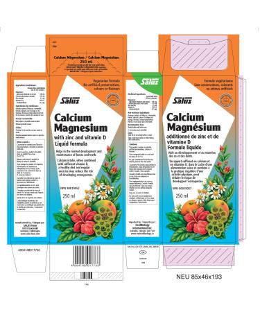 Salus Calcium Magnesium Liquid Herbal and Mineral Supplement Bonus Pack (500ml+250ml) - Buy Online on GoSupps.com