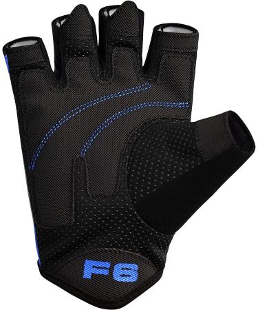 RDX Gym Weight Lifting Gloves - Anti Slip, Padded Palm Protection - Men Women Half Finger Fitness Workout Equipment (Blue, Medium) - Buy Online on GoSupps.com
