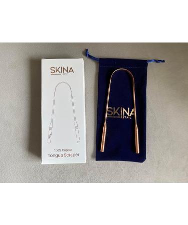 Copper Tongue Cleaner | Eco-Friendly Oral Hygiene Tool for Fresh Breath | International Shipping Available - Buy Online on GoSupps.com
