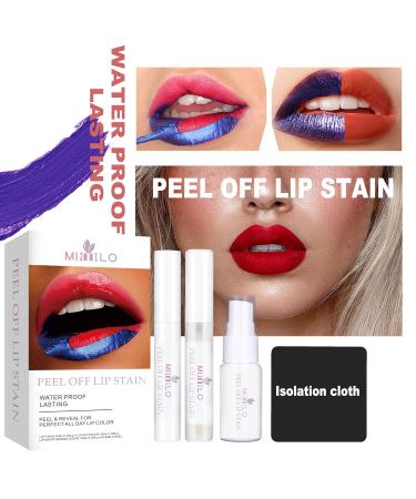 GL-TURELIFES Peel Off Red Lip Gloss Set - Long Lasting Waterproof Lipstick Kit with Stain & Moisturizer | International Shipping Available - Buy Online on GoSupps.com