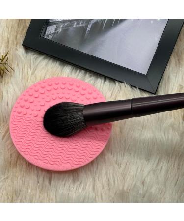 GEMGIMY Set of 2 Silicone Makeup Brush Cleaning Mats Cosmetic Brush Cleaner with Suction Cup & Soft Texture for Effortlessly brush clean - Buy Online on GoSupps.com