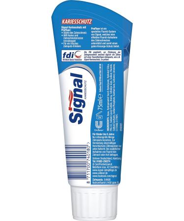 Signal Toothpaste Caries Protection 75ml - Pack of 6 | Buy Online International Shipping Available - Buy Online on GoSupps.com