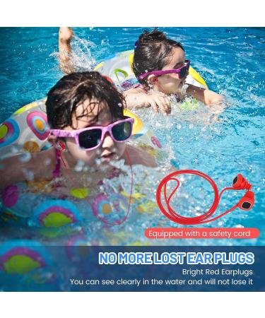 Swim Ear Plugs - Waterproof Silicone for Adults & Kids - 4 Sizes for Small Ear Canals - Buy Online on GoSupps.com