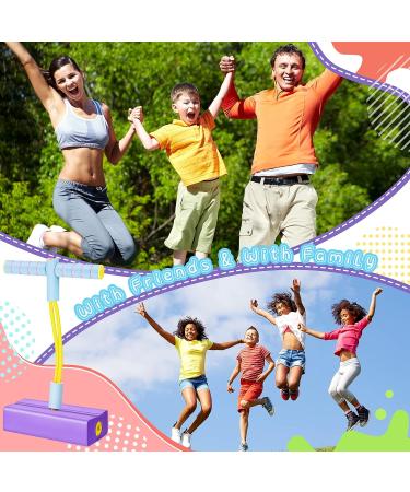 5 Pcs Foam Pogo Jumper Stick Toy for Kids & Adults | Christmas Supplies | Indoor & Outdoor Fun | Supports Up to 250lbs - Buy Online on GoSupps.com