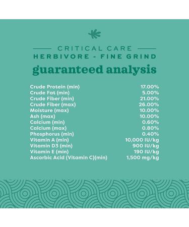 Oxbow Critical Care - Nutritional Support for Small Animals | 100% Satisfaction Guaranteed - Buy Online on GoSupps.com