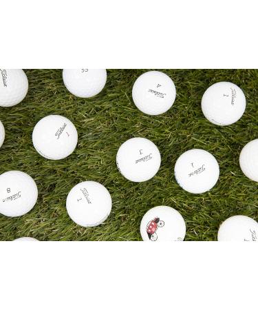 Clean Green Golf Balls 24 for Titleist Pro V1 - Recycled Mix with Bulk Bag - Men and Women - Buy Online on GoSupps.com