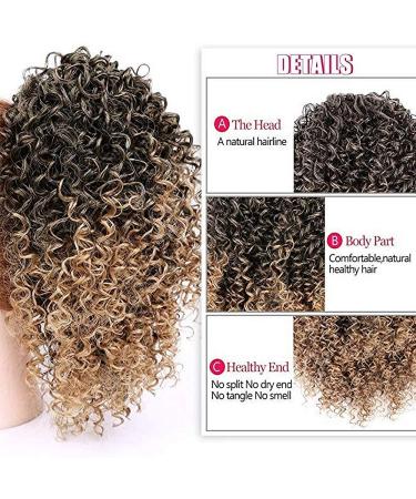 Afro Short Curly Drawstring Ponytail - Kinky Curly Synthetic Hair Extensions for Women - Buy Online on GoSupps.com