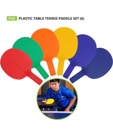 Champion Sports PN5 All-Plastic Table Tennis Racket - Assorted Colors - Buy Online on GoSupps.com
