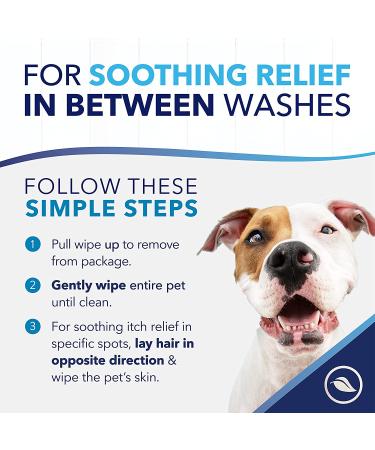 TropiClean Oxymed Soothing Wipes for Dogs & Cats, Anti-Itch Relief, 50 Count - Buy Online on GoSupps.com