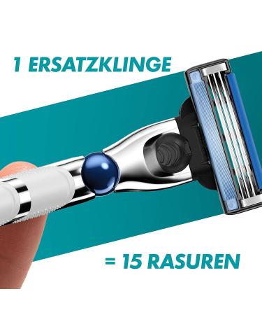 Buy Gillette Mach3 Turbo Razor Blades - 5 Replacement Blades for Men's Wet Razors - Superior 3-Fold Turbo Blade Technology - Buy Online on GoSupps.com