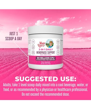 MaryRuth Organics Menopause Probiotics for Women | 3-in-1 Hormonal Support & Estrogen Supplement | Clinically Tested | 60 Billion CFU | Allergen Free | International Shipping - Buy Online on GoSupps.com