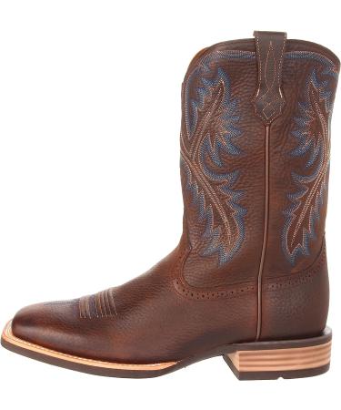 ARIAT Men's Quickdraw Western Boot 8.5 Wide - Brown Oiled Rowdy - Buy Online on GoSupps.com