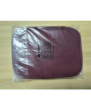 Narwey Hanging Travel Toiletry Bag for Women - Wine Red (Large) | Organizer for Cosmetics, Makeup, and Travel Size Accessories - Buy Online on GoSupps.com