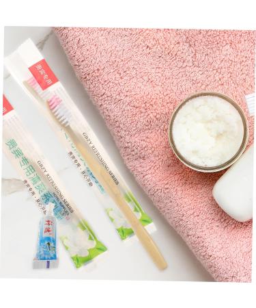 Minkissy 10-Piece Travel Toothbrush & Toothpaste Kit - Soft Bristle Hotel Essentials - Buy Online on GoSupps.com