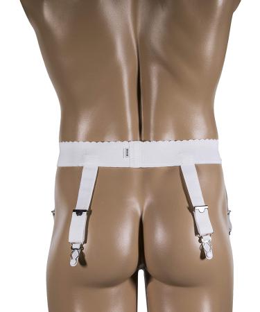 Truform Lightweight Garter Belt - White, X-Large, 2-Inch Rise - Buy Online on GoSupps.com