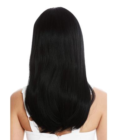 WIG ME UP MA116-1 Women's Long Straight Black Wig with Bangs - Retro 50s Style eCommerce Shipping Worldwide - Buy Online on GoSupps.com