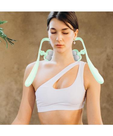 Gleavi Neck Massage Device - 6 Ball Manual Massager for Neck Shoulders & Back | Deep Tissue Relief & Tension Relief - Buy Online on GoSupps.com