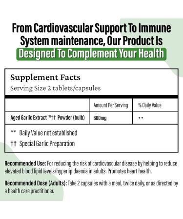 Kyolic - Aged Garlic Extract Supplements - Formula 100 Everyday Support 300mg 90 Capsules - Odorless Garlic Pills - Supports Overall Wellness Unflavored 90 count (Pack of 1) - Buy Online on GoSupps.com