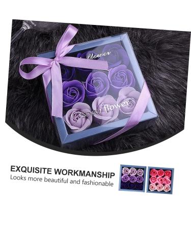 Shop Ipetboom Gradient Rose Soap Bouquet - Artificial Rose Flowers & Soap Gift Boxes for International Delivery - Buy Online on GoSupps.com