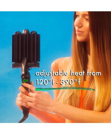 Amika High Tide Jumbo Deep Hair Waver - Create Effortless Waves - Buy Online on GoSupps.com
