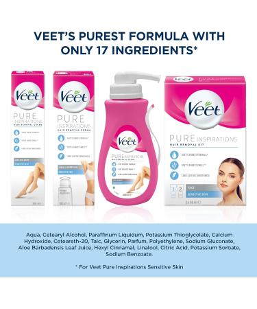 Shop Veet Face Cream Kit Sensitive (2x50ml) - Perfect for Smooth Skin | Buy Internationally - Buy Online on GoSupps.com