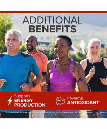 Qunol CoQ10 100mg Softgels - 3X Better Absorption Coenzyme Q10 Supplement for Heart Health & Energy - 90 Count - Buy Online on GoSupps.com