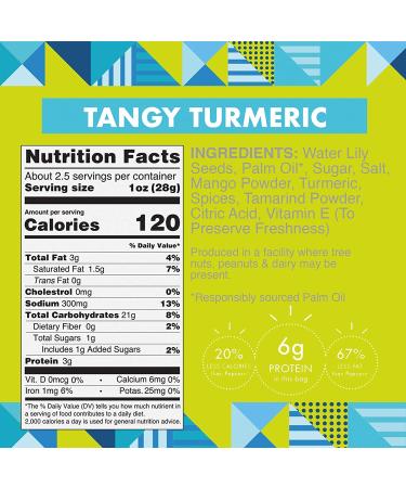 Taali Tangy Turmeric Water Lily Pops 4-Pack | Protein-Rich Snack | Non-GMO | 2.3 oz - Buy Online on GoSupps.com