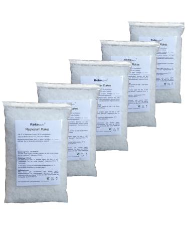 Rekosan Magnesium Chloride 47% MgCl2 Flakes 5x 1 kg