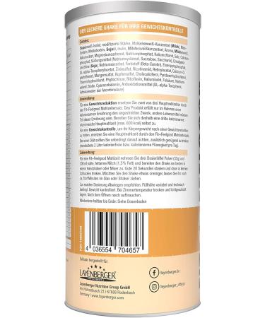 Layenberger Fit+Feelgood Slim Salted Caramel Low-Calorie Meal Replacement (215 kcal) for Weight Loss Gluten-Free | 396g - Buy Online on GoSupps.com