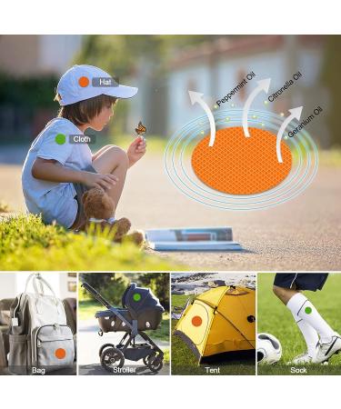 Natural Mosquito Patch & Bracelet Set | 120 Pcs Repellent Stickers + 10 Pack Bracelets for Kids & Adults | Outdoor Camping & Travel - Buy Online on GoSupps.com