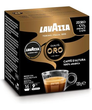 Lavazza A Modo Mio Oro Caffe Altura Coffee Capsules 8 Count (Pack of 2) - Buy Online on GoSupps.com