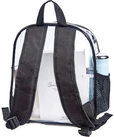 Vikcnitor Clear Mini Backpack - Stadium Approved Waterproof Bookbag for Concerts & Events - Buy Online on GoSupps.com