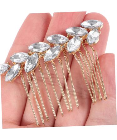 PLAFOPE Fashionable Diamond Hair Accessories Hair Comb Clip Hair Combs Hair Accessories for Women Bridal Hair Accessories Bridal Hair Clip Hair Comb for Thin Hair Sparkly Hair Clip - Buy Online on GoSupps.com