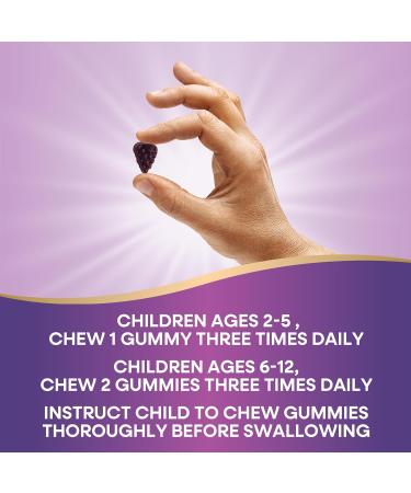 Nature s Way Sambucus Kids Cough Relief +(1) Immune Gummy* Feel Better Faster(1) Clinically Proven South African Geranium with Elderberry Vitamin C & Zinc Gluten Free Vegetarian 36 Gummies 36 Count (Pack of 1) - Buy Online on GoSupps.com