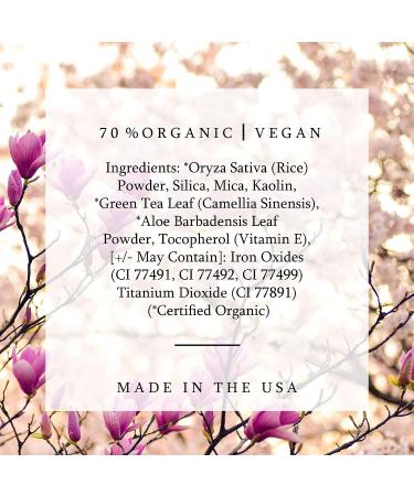 Mom's Secret 70% Organic Vegan Translucent Setting Powder | Gluten-Free Cruelty-Free | Made in USA | 0.42 oz (Sheer Light) - Buy Online on GoSupps.com