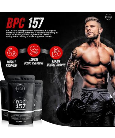 Samual's BPC 157 Peptide Muscle Recovery - 60 Capsules - Buy Online on GoSupps.com