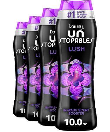 Downy Unstopables Laundry for Washer - Lush - 10 Oz - Pack of 4