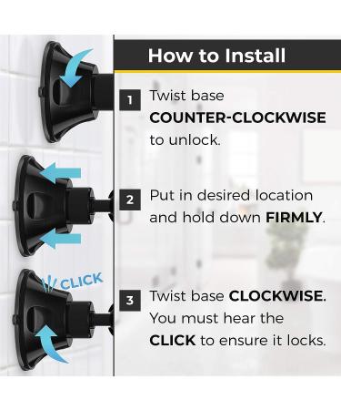 HoneyBull Fogless Shower Mirror with Razor Holder - Swivel Small Mirror for Shaving | Bathroom Accessories - Holds Razors (Black) - Buy Online on GoSupps.com
