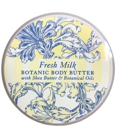 Greenwich Bay Botanic Body Butter Fresh Milk & Shea Butter 8oz Tub