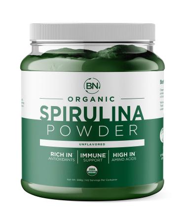 Spirulina Powder Organic 1kg/2.2lb -285 Servings 3.5g Serving Size - USDA Certified - RAW Nutrient Dense Over 70% Protein Per Serving - Purest Source Vegan Protein - Superfood