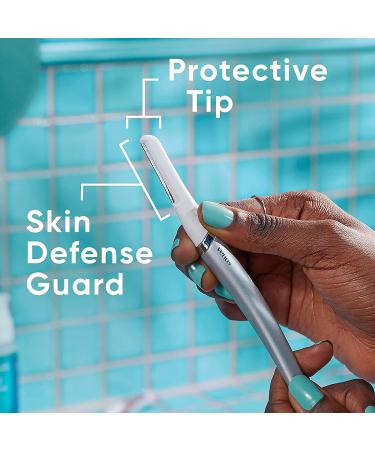 Gillette Venus Facial Razor: Exfoliating Dermaplaning Tool for Face + 2 Blade Refills | Women's Face Razors for Smooth Skin - Buy Online on GoSupps.com