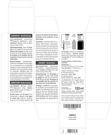 Rhodiola Rosea Roots Mother Tincture 120ml | Alcohol-Free Liquid Extract Drops by Naturalma | Vegan Food Supplement | Pack of 1 - Buy Online on GoSupps.com