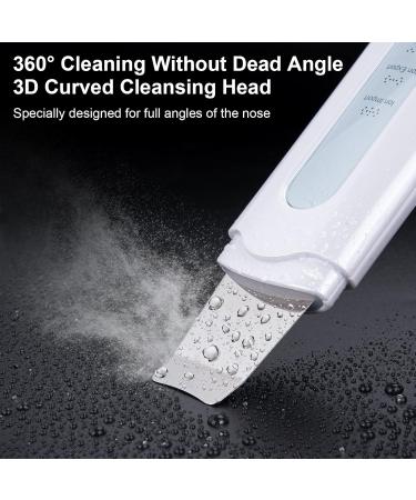 Facial Skin Scrubber Spatula Blackhead Remover Tool Skin Pore Scraper for Face Professional Comedones Extractor with 4 Modes-Stainless Steel Acne Kit & Reusable Face Towel Mask Included - Buy Online on GoSupps.com