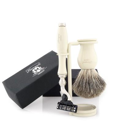 new shaving set 5 by Haryali London Ivory